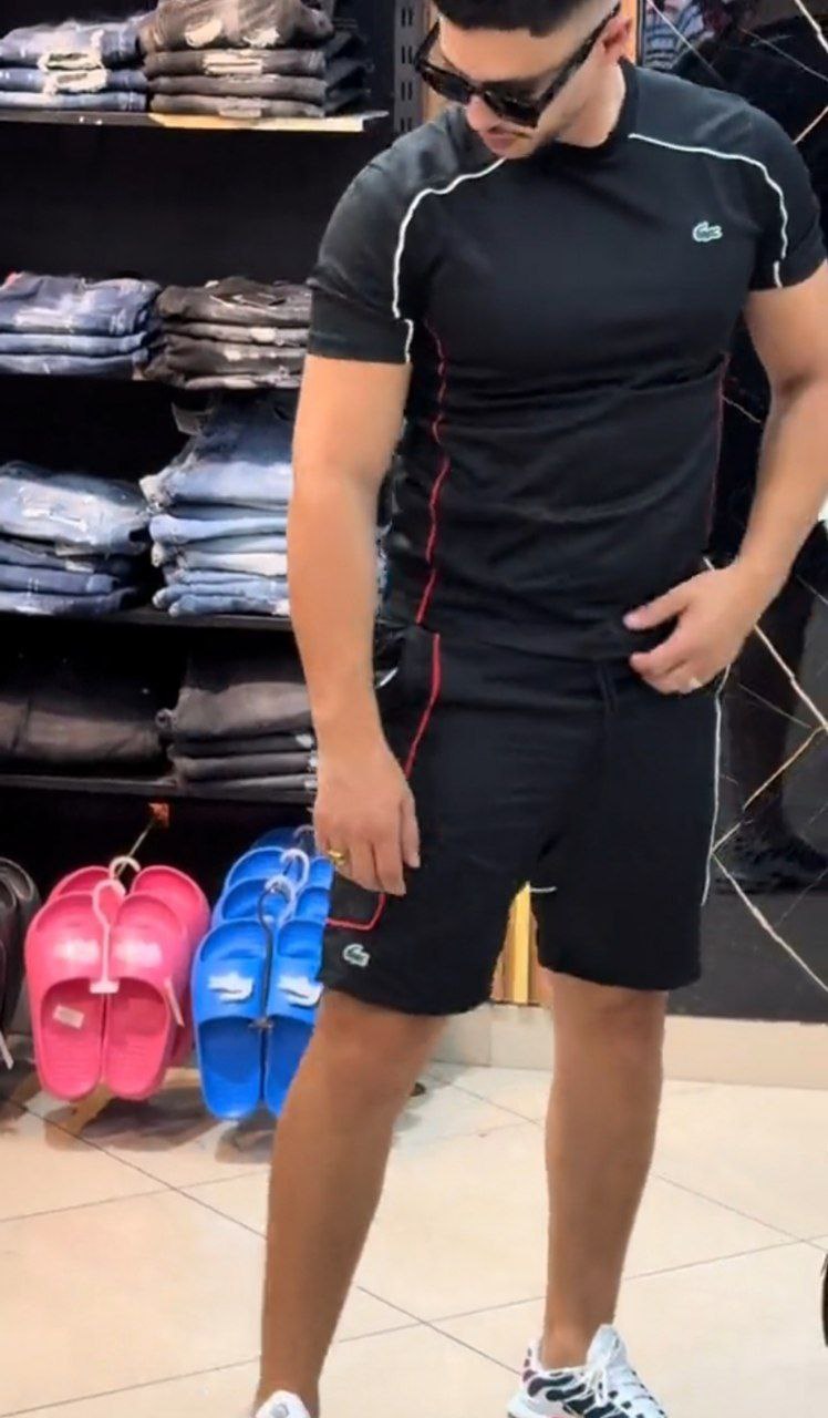 طقم رياضي رجالي أنيق من لاكوست promotion