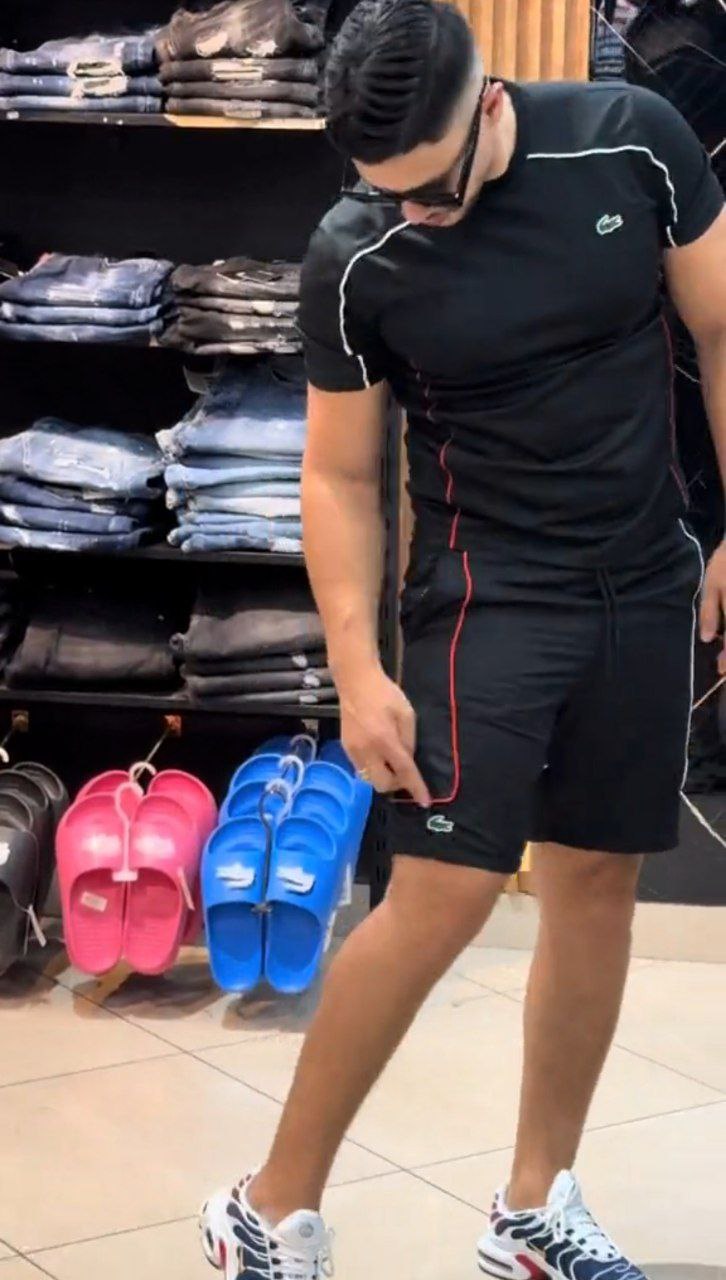 طقم رياضي رجالي أنيق من لاكوست promotion