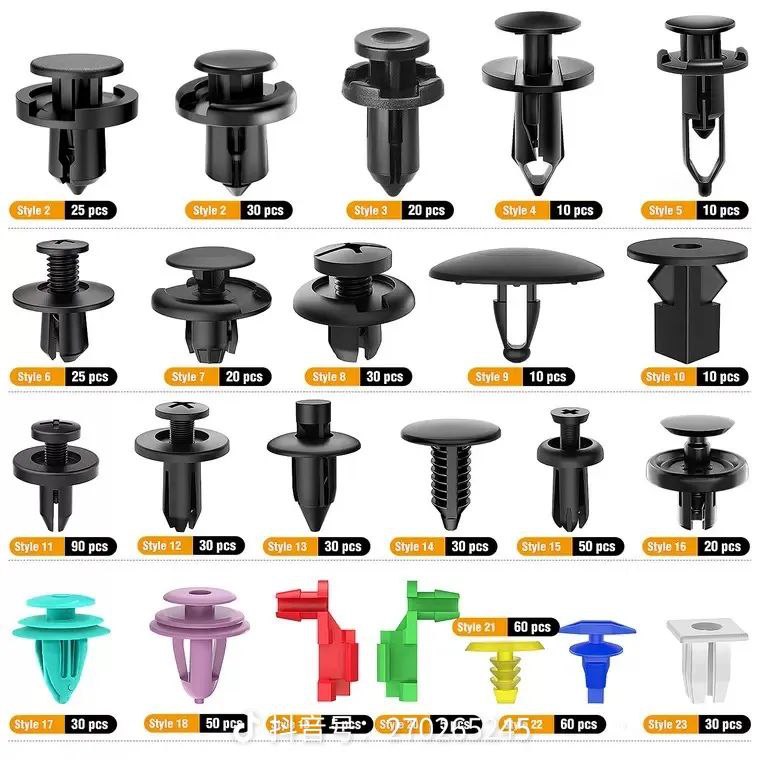 🔥📦 علبة مشابك السيارات المتعددة الاستخدام 680 قطعة 🚗✨