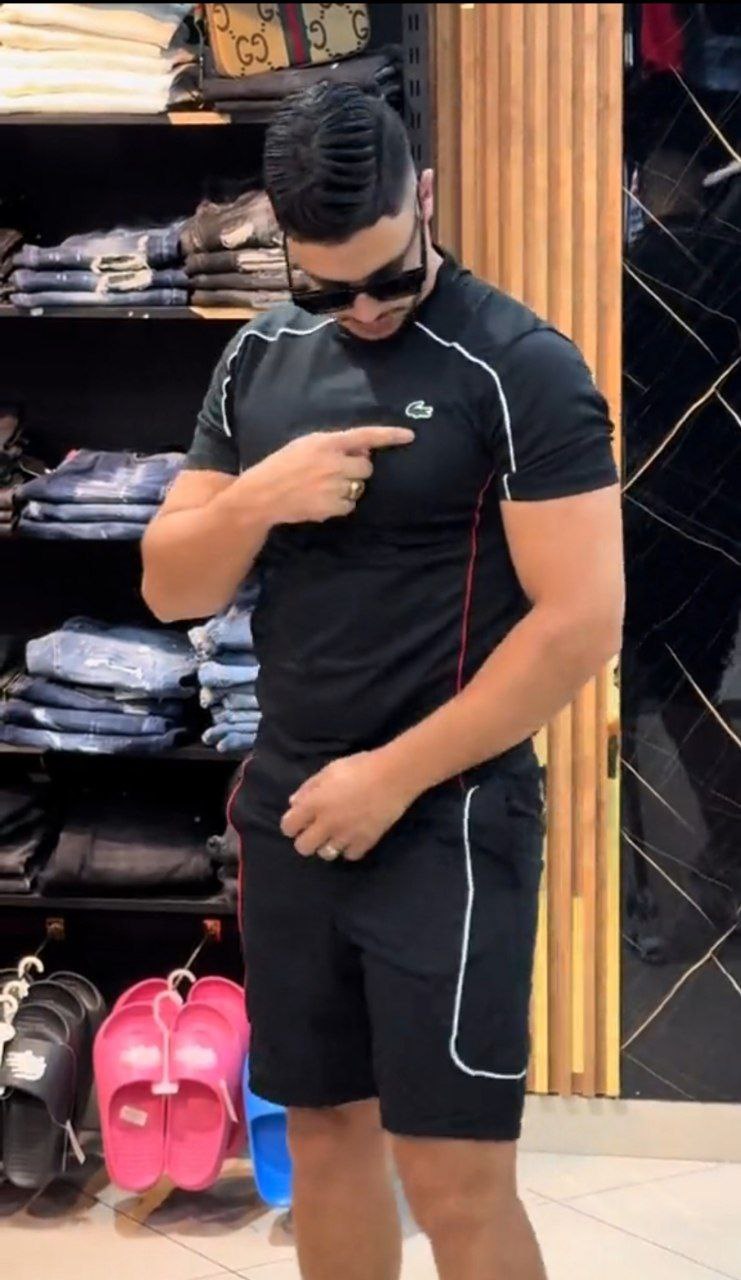 طقم رياضي رجالي أنيق من لاكوست promotion