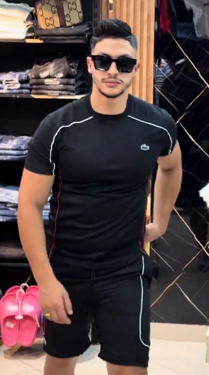 طقم رياضي رجالي أنيق من لاكوست promotion
