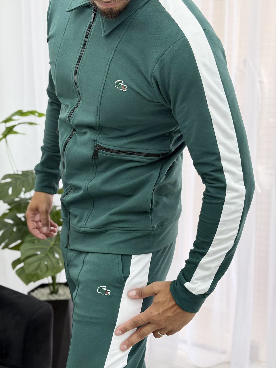 طقم رياضي رجالي فاخر ستايل لاكوست