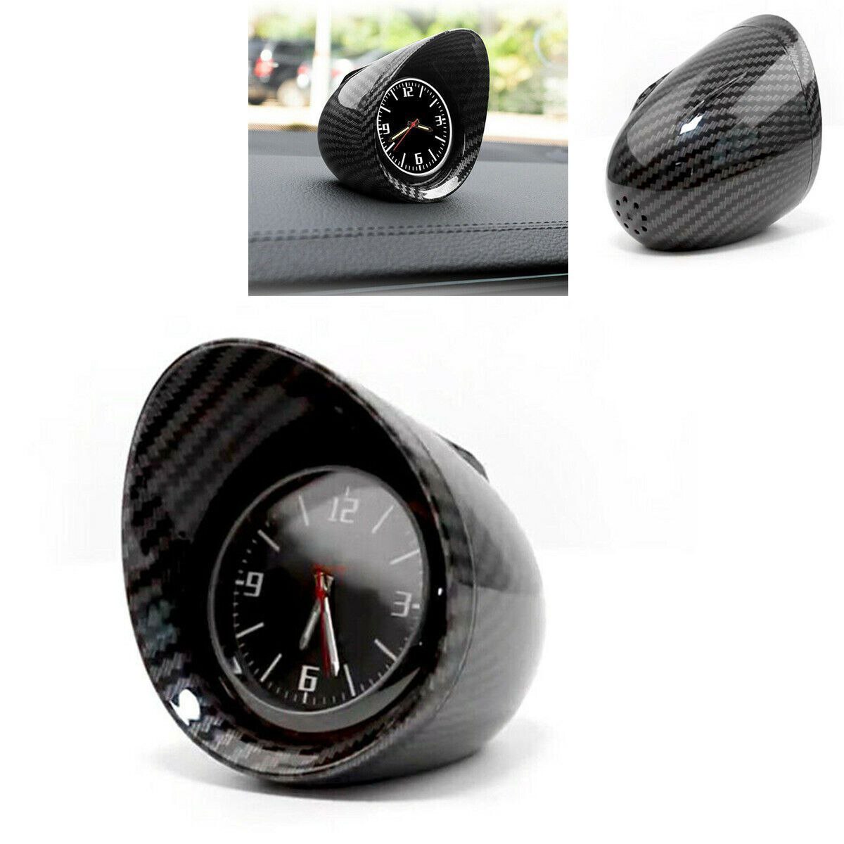⌚️🔥 ساعة سيارة فاخرة بتصميم كربوني عصري 🔥⌚️