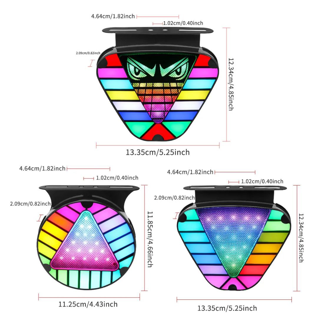 ✨ مصباح LED خلفي ملون للسيارة بتأثيرات RGB مذهلة