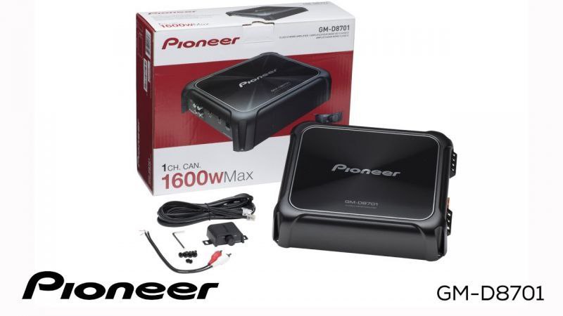 🔥 مضخم صوت سيارة Pioneer GM-D8701 الأصلي 🔊
