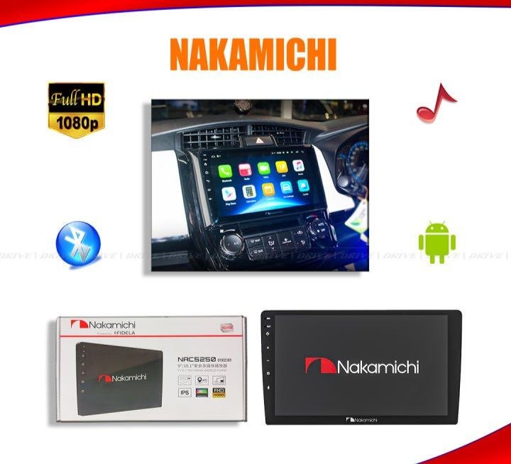 🚗🔥 حوّل سيارتك إلى شاشة ذكية متكاملة مع شاشة NAKAMICHI ذاكرة  4GB RAM + 64GB ROM